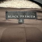 Affliction  Black‎ Premium Dark Brown Bomber Jacket Women's Size Small Patches Photo 4