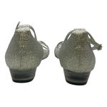 East Street Alive At 5 Tarrah Dress Sandal Silver Glitter US Women's 6.5 WW Photo 5