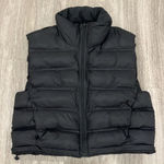 ZARA puffer vest black water repellent reversible Photo 0