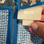 Maeve  ▪ Caldera Blue Polka Dot Fit & Flare Dress L Photo 8