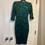 Boohoo Green Sequin  Dress Size US 4 Photo 3