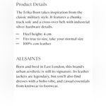 All Saints Erika military zip up‎ boot sz 37 Photo 1