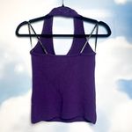 Rampage  Y2K purple argyle halter sweater vest Photo 4