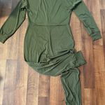 Women’s Army Colored Long Sleeve Jumpsuit size 2XL Green Photo 2