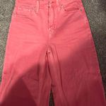 Gap Pink High Rise Wide Leg Jeans Photo 2