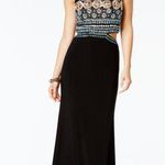 Crystal Doll Juniors' Embellished Halter Dress Photo 0