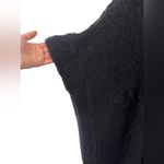 Susan Wagner Peru 100% Alpaca Women Sweater Coat Collarless Batwing Cardigan Black Size undefined Photo 2