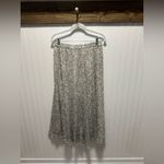 CHAPS  Olive Green and Cream Polka Dot Women's Maxi Skirt Sz M boho Photo 1