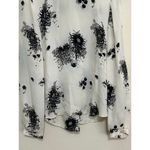 ALC Frank A.L.C Silk Top Size Large Classy Quiet Luxury Split Back Long Sleeve Top Photo 3