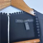 White House | Black Market Etta Black Cutout Embroidered Sleeveless Tank Top Photo 7