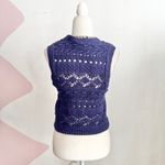 Madewell  Blue‎ Sweater Vest Preppy Academia Classic Minimalist Retro XS Photo 1