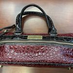 Burgundy leather hand bag Samantha Brown Red Photo 6