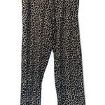 Leopard Fleece Pajama Pants Women’s Large Photo 0