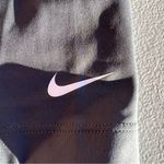 Nike Women’s Pro Dri-FIT Training Tight Crop Length Gray White Leggings Large Photo 1