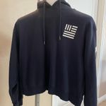 The North Face Cropped Hoodie Womens Medium USA Navy Photo 0