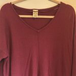 Faded Glory  LIGHT WEIGHT SWEATER BORDEAUX COLOR LONG SLEEVE
SIZE LARGE (12/14) Photo 2