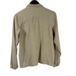 Orvis Lightweight Textured Zip Jacket Beige Drawstring Waist Neutral Basic S Photo 4