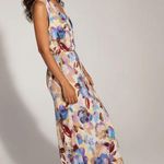 NEW Favorite Daughter The Sleeveless Nita Dress Winter Bloom Blue Photo 1