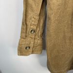 matty m Cotton Blend Corduroy Shirt Jacket Shacket Brown Tan Gorpcore womens XL Photo 5