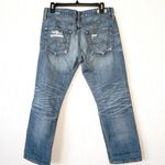 AG Adriano Goldschmied Ex-Boyfriend Cropped Distressed Jeans Size 27 Photo 5