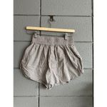Women's Boho Weekend Stories Talia Shorts in Slate Stripe size XS Quiet Luxury Gray Photo 2