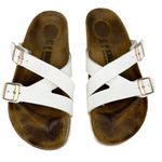 Birkenstock Yao Sandals White Double Buckle 37 L6M4 Photo 1