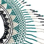 Mexican Handmade Glass Seed Beaded Fringe Collar Bib Necklace Green Photo 13