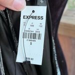 EXPRESS Women's Metallic Tie Halter Neck Thong Bodysuit Size S. NEW Photo 11