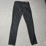 Hollister High Rise Super Skinny Jeans Black Distressed Ripped Size 7S 28x28 Photo 1