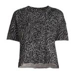 secret treasures Womens Terry Cropped Sleep Top Size XS 0-2 Cut Off Edges New Photo 0