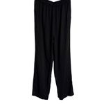 Donni Black Twill Pleated Wide Leg High Rise Trouser Dress Pants Women’s Size L Size L Photo 8