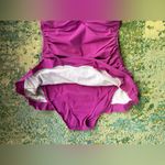 Profile by Gottex pink ruched one piece swim dress, size 8 Photo 1