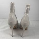 Catherine Malandrino  White Heeled Ankle Boots Photo 6