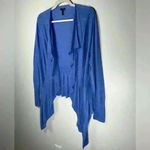 Soma  Open Front Soft Lightweight Sweater Loungewear Ruffle Women’s Size Large Photo 1