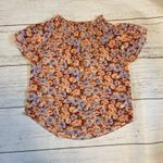 Madewell Smocked Mockneck Top in Floral Breeze Size Medium Photo 5