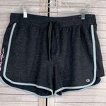 Champion  Women's Pull On Activewear Shorts Charcoal Gray/Light Blue/Light Pink-L Photo 0