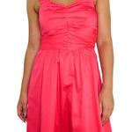 EXPRESS Y2k  Coral Pink Satin Babydoll Mini Dress Small Party Cocktail Dress Photo 0