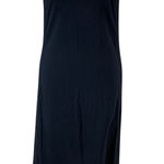 Raw Earth Wild Sky Black Tank Maxi Dress M Organic Cotton Minimal Handmade Size M Photo 0