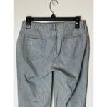Ulla Johnson Blue And White Patria Striped Lace Up Cropped Jeans Size 0 Photo 5