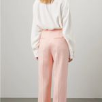 Hugo Boss Pale Pink Linen Blend Pants Size 0 Regular Business Casual Photo 7