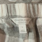 Charter Club  Intimates Pajama Pants Set Checkered Cotton Blend Size Large Photo 11