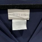 BHLDN Anthropologie  Navy Mendoza Formal Front Slit Dress Womens Size 8 READ FLAW Photo 3