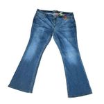 Arizona Jean Company High Rise Flare Leg Blue Jeans Size 24 Juniors Plus Photo 0