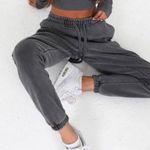 Talentless Heavyweight Slim Jogger Sweat Pants in Washed Gray Lounge Size Medium Photo 0