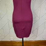 Aritzia  Babaton Louie Dress Shift‎ Sheath Mini Magenta Maroon Red Size US 4 Photo 9