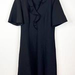 & Other Stories & Other Stories Ruffle Mini Dress 8 Black Photo 0