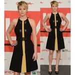 Proenza Schouler NWOT. 2K Colorblock Pattern Knee-Length Dress Sz 2 Photo 1