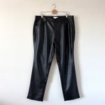 Good American NEW  Icon Faux Leather Pants in Black Size 16 Photo 2