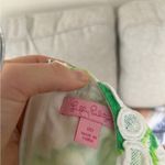 Lilly Pulitzer  Green and White Floral Dress Photo 3