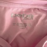Bebe Sport Pink Cloud Cropped Long Sleeve Top Tee Size L NWT Photo 7